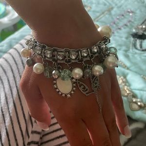 Chunky charm bracelet